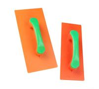 Truelle de plâtrage en plastique pour maçonnerie - Flotteur en béton pour redonner des murs et lisser le mortier - Outil antidérapant L 32 x 14 cm (petit)