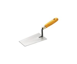 Truelle italienne carrée éco manche bois 18mm L'outil Parfait