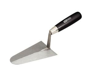 Truelle italliene ronde - lame acier - manche bois - 240 mm -