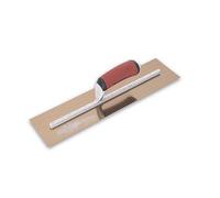 Truelle Marshalltown avec Manche Durasoft courbé, Acier doré, Dimensions : 406x127 mm