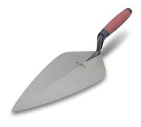 Truelle Marshalltown, truelle large de style londonien avec manche Durasoft, à pointe effilée et col droit, en acier au carbone, dimensions de la truelle : 267x146 mm