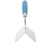 Truelle Précise Inoxydable Finition Angle Acier Intérieur pour Coins | Prise Confortable, Bords Nets, Outil de Mise pour Cloisons Sèches, Usage Plâtrage