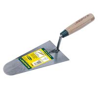 Truelle ronde Batipro® 20 cm professionnelle - manche bois FSC® 100% et lame acier trempé pour maçonnerie et finition - LEBORGNE
