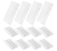 Trurovem Lot de 12 caches de fente de panneau électrique modulaire pour boîte à fusibles, panneaux de distribution compatibles avec Legrand Hager pour Schneider Blanc