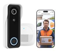 Trust DOORCAM-3000 Noir, Blanc