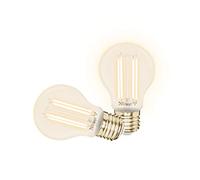 Trust Ampoule connectée WiFi E27 – Vintage LED blanc chaud-froid, Alexa/Google, sans hub – Lot 2