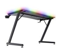 Trust GXT710 Luminus Pro RGB, Bureau gaming, Noir