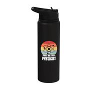 Trust Me I'm a Physicist Retro Vintage Dream Job Work Work Stainless Steel Insulated Water Bottle