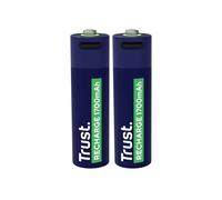Trust Pile rechargeable AA USB-C 1700 mAh, protection court-circuit, lot de 2