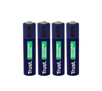 Trust Batterie rechargeable 25671 AAA USB‑C 500 mAh Lot de 4 Bleu