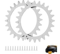 TRUSTLIONTEK Amélioration de la traction pour tondeuse robotique, pointes de dent de roue compatibles avec les robots tondeuses McCulloch, taille de roue 198 mm.