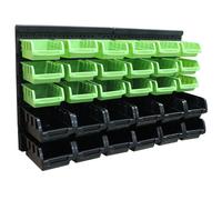 TRUTZHOLM 32tlg Lot Boîtes Empilables Support Mural Outil Lagersysteme