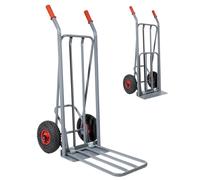 TRUTZHOLM Chariot à Plateforme, Rampe d’Escalier Easy-Tip 250 kg, Gris, Acier, 1