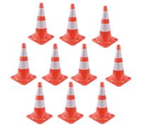 TrutzHolm Lot de 10 Cônes de Signalisation 47 cm Pylônes Réfléchissants