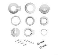 TRV Lot de 9 adaptateurs de valve pour vannes thermostatiques de radiateur, adaptateur de tête de thermostat intelligent M30 x 1,5, compatible avec RA/RAV/RAVL, chauffage domestique