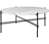 TS Coffee Table 80 Table basse blanc marbre marquina Gubi - 5710902710024