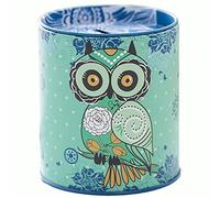 Tsffae Tirelire, Tirelire en Fer À Motif De Hibou De Dessin Animé, Pot d'argent pour Économiser De l'argent, Cadeaux pour Enfants, Décoration De Maison