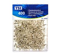 TSI 48940 punaises 400 Pack couleur : transparent