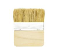 TSI Pinceau pour Surface 100 mm avec Poils Naturels de Porc et Manche en Bois Non Traité, Virole en Aluminium, réf. 49100
