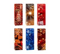 TSI Sac cadeau pour Noël, lot de 12, taille : bouteille (36 x 12 x 8 cm), N° d'art. 83288