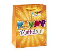 TSI Sac cadeau Série ANNIVERSAIRE, lot de 3, taille : moyenne (23 x 18 x 10 cm), N° d'art. 84014-1
