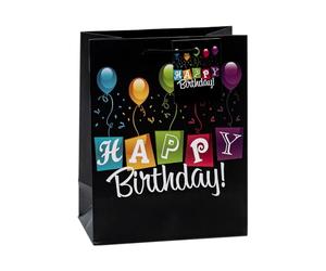 TSI Sac cadeau Série ANNIVERSAIRE, lot de 3, taille : moyenne (23 x 18 x 10 cm), N° d'art. 84014-6