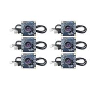 Tskcvy 6 Ensembles Module de Caméra à 100 Degrés 1MP OV9732 1280x720 USB Manuel sans Pilote Mise au Point avec Câble USB de 2M pour WinXP/7/8/10
