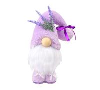 Tskcvy Gnomes Suédois Lavande Décoration pour Violet Pastel Été Plateau à Plusieurs Niveaux en Peluche Décor Nordique Facile à Installer Facile à Utiliser