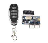 Tskcvy Module de Récepteur et Émetteur sans 433MHz avec Télécommande, 4 Canaux pour Contrôle de Commutation de Sortie pour Projets DIY