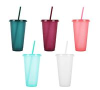 TSLBW 5Pcs Tasse en Plastique réutilisable gobelet Plastique Verres Plastique réutilisables, gobelet, Tasse en Plastique, Vaisselle, Enfant, Bebe, Camping, a Eau, Whisky, Cocktail
