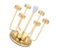 Tsophreniq Présentoir à tasses et bijoux en acier inoxydable avec base stable pour la maison, égouttoir à tasses et bijoux, base stable, facile à ranger pour une utilisation en cuisine