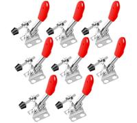 Tsudoku Lot de 8 colliers de serrage avec loquet à libération rapide réglable, colliers horizontaux en acier inoxydable de 60 livres