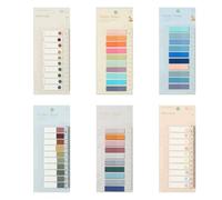 TSUOUKL 1200 Pièces Marque Page Adhesif, Multicolore Marque Page Autocollant, 10 Styles Notes Adhésives, Inscriptible Sticky Tabs pour la Maison, École, Bureau