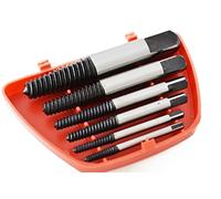 TSX TOOL Coffret 6 Extracteurs de Vis Cassées Acier Haute Résistance Métrique 3-24mm et Pouces 1/8-1