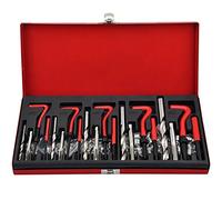 TSX TOOL Kit Réparation Filetages Hélicoïl 131 Pièces Acier Chrome Vanadium M5 M6 M8 M10 M12 Usage Professionnel Automobile