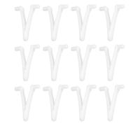 Tsynapter Universal Pool Supply V Clip Haute résistance Piscine Papillon V Clip Remplacement Résine Poteaux de Piscine Pièce de Fixation Épuisette