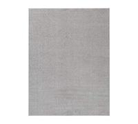 TT Home Salon Tapis Poils Ras Design Uni Moderne Et Intemporel, Couleur:Argent, Dimension:240x340 cm