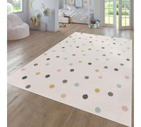 TT Home Tapis Chambre Enfant Bebe Fille Garcon Moderne Arc-en-Ciel Nuage Motif Animal Multicolore, Couleur:Vert Jaune Rose, Dimension:80x150 cm