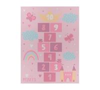 TT Home Tapis De Jeu Chambre Enfant Garcon Fille Voitures Motif Animal Antidérapant, Couleur:Rose, Dimension:200x290 cm