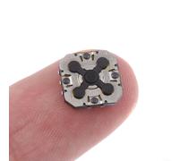 TT5 Interrupteur à bouton 5 voies 10 x 10 x 1,55 mm Patch de contrôle tactile multidirectionnel pour électronique industrielle Noir