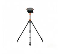 TTETTZ Arroseur Oscillant Trépied avec Support Stable Hauteur Réglable Spray 16 Trous Ajustement Multiposition Plastique et Aluminium Convenant à Pelouse Jardin et Cour Extérieure