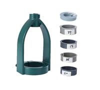 TTETTZ Mortaiseuse pour Perceuse à Colonne Attachement de Mortaisage Outil Bédane Carré Guide Alignement Mandrin Polyvalent Acier et Plastique Installation, Ensemble Complet
