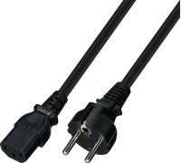 TTL 7102-3M-G - Cordon d'alimentation CEE 7/7 à C13, 3,0 m, noir