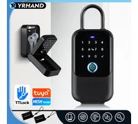 TTlock Smartkey Lock Box coffre-fort à clé électronique sans fil avec Code numérique App contrôlé Bluetooth Smartlock pour cadenas omestique K5 TY WHITE
