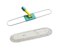 TTS Support de balai articulé à frange coton - 60 cm
