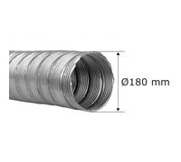 Tubage flexible double peau inox Ø180 mm 1500 cm (15 m)