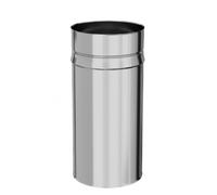 Tubage rigide inox 304 - simple paroi - longueur 33 cm - diamètre 153 mm TEN