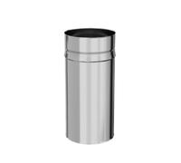 Tubage rigide inox 304 - simple paroi - longueur 50 cm - diamètre 153 mm TEN