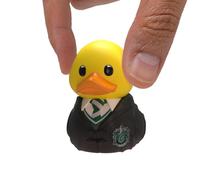 TUBBZ Harry Potter Mini Serpentard Vinyle Figurine Canard 3.5cm | Produits dérivés officiels Harry Potter Livre, Mini Serpentard avec une baguette Vinyle Canard Boîte. Avec décoration