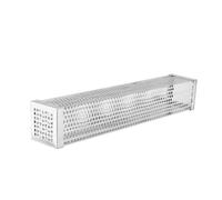 Tube à Granulés en Acier Inoxydable pour Fumage à Chaud et Froid | Grille Électrique, Gaz, Charbon ou Pellets, Nettoyage Facile, Fumée Régulière pour Viande Séchée et Côtes
